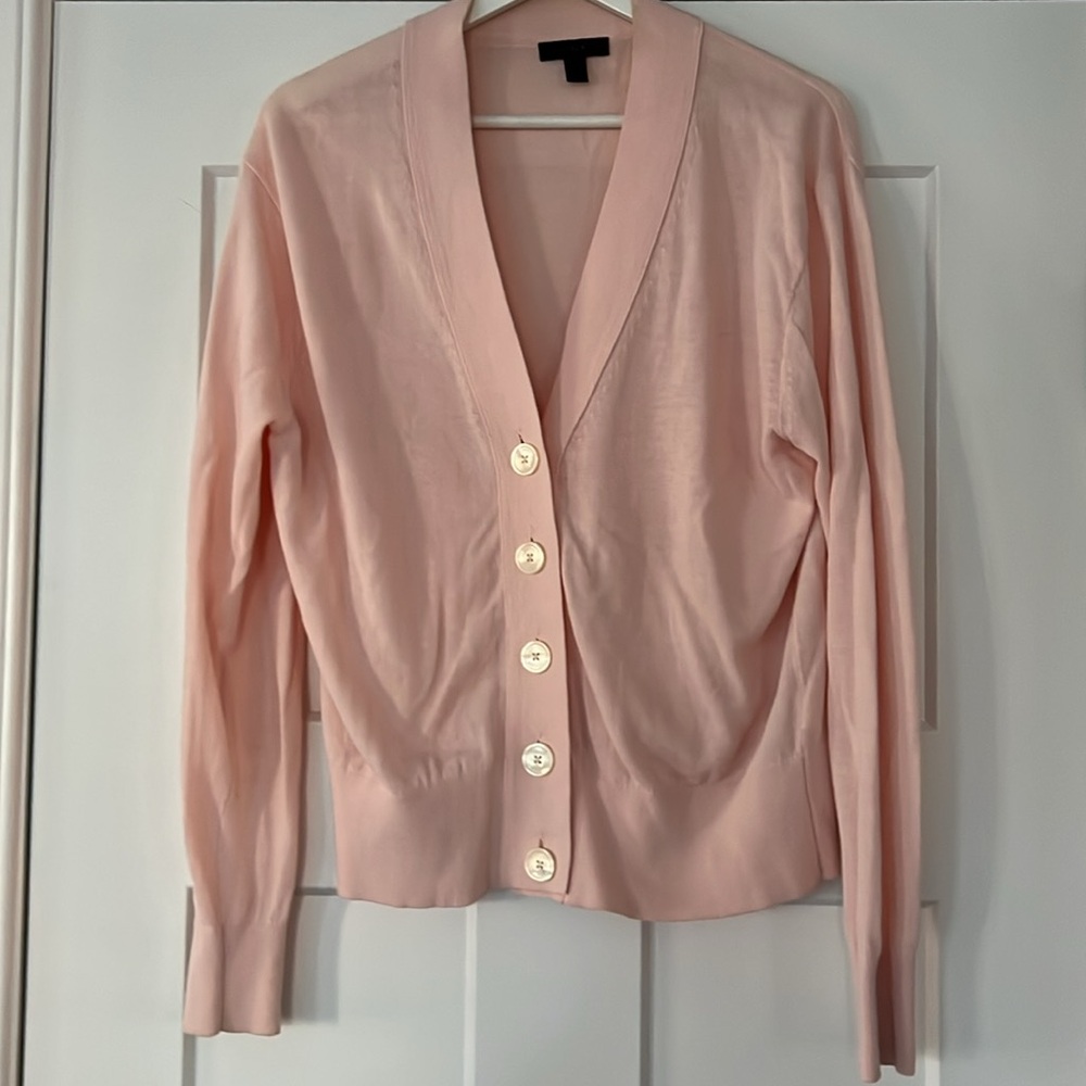 JCrew Linen Cardigan